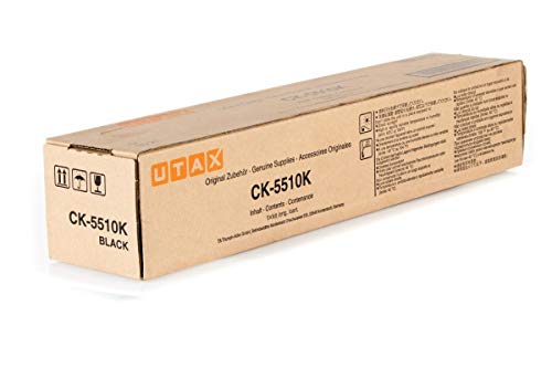 Original Utax 1T02R40UT0 / CK-5510 K, Premium Drucker-Kartusche, Schwarz, 20000 Seiten von Utax