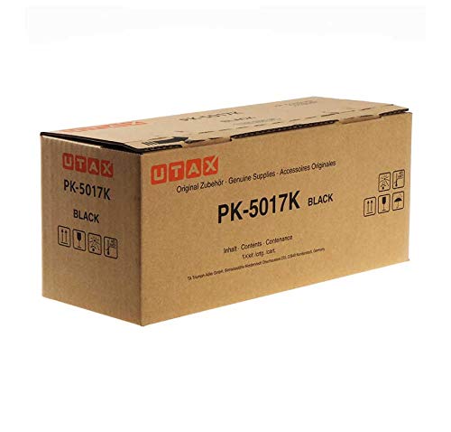 Original Utax 1T02TV0UT0 / PK-5017 K, Premium Drucker-Kartusche, Schwarz, 8000 Seiten von Utax