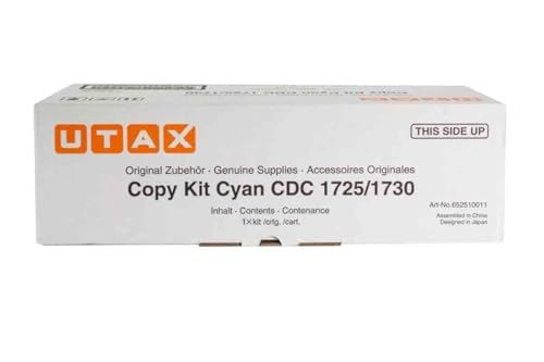 Utax CDC1725 Original Cyan Lasertoner, 12.000 Seiten, Cyan, 1 Stück von Utax