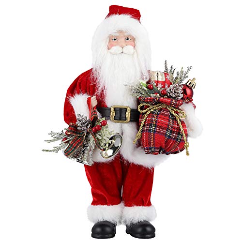 Uten Weihnachtsmann Figur, 30,5cm /12“ Santa Claus Figuren animierte Weihnachtsstern stehend Santa mit Geschenk und Weihnachtsbaum für Tischplatte Figur Ornamente Weihnachtsfeier Uten Weihnachtsmann Figur, 30,5cm /12“ Santa Claus Figuren animierte Weihnachtsstern stehend Santa mit Geschenk und Weihnachtsbaum für Tischplatte Figur Ornamente Weihnachtsfeier von Uten