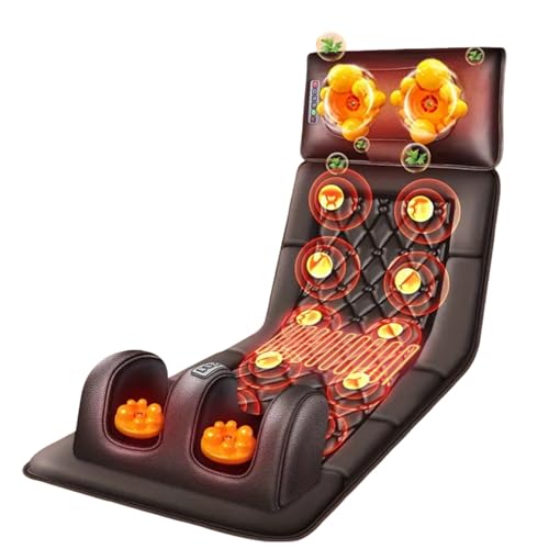Utensy Massagematte Ganzkörpermassage, Massage Matte mit Wärmefunktion, Massageauflage mit 12 Vibrationsmotoren, Massage Auflage für Nacken Schultern Rücken Taille Beine Utensy Massagematte Ganzkörpermassage, Massage Matte mit Wärmefunktion, Massageauflage mit 12 Vibrationsmotoren, Massage Auflage für Nacken Schultern Rücken Taille Beine von Utensy
