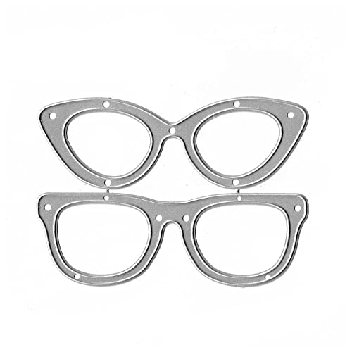 Uteruik Brillen-Metall-Stanzformen Prägeschablonen Schablonen Formen für Kartenherstellung DIY Scrapbooking Prägung Album Handwerk Uteruik Brillen-Metall-Stanzformen Prägeschablonen Schablonen Formen für Kartenherstellung DIY Scrapbooking Prägung Album Handwerk von Uteruik
