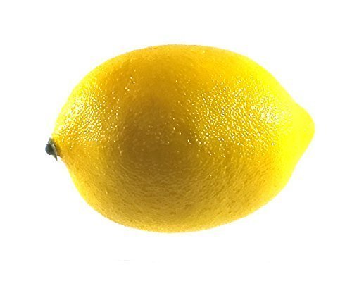 Uteruik Künstliche Zitronen, Kunststoff, Zitrusfrüchte, 6 Stück von Uteruik