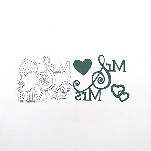 Uteruik Metall-Stanzschablonen Mr & Mrs Schablone Prägung Kartenherstellung Scrapbooking Papier DIY Handwerk Fotoalbum Dekor Uteruik Metall-Stanzschablonen Mr & Mrs Schablone Prägung Kartenherstellung Scrapbooking Papier DIY Handwerk Fotoalbum Dekor von Uteruik