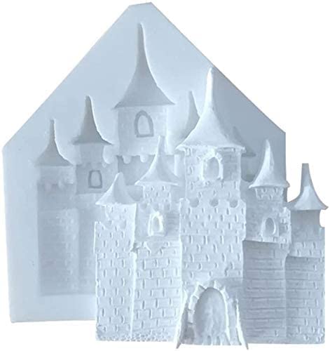 Uteruik Schloss Backform Silikon Schokolade Kuchen Form DIY Form Gelee Brot Backgeschirr Kuchen Dekoration von Uteruik