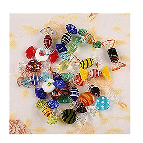 Uteruik Vintage Candy Ornament Glas Süßigkeiten Hochzeit Weihnachten Party Dekorationen Geschenk, 15 Stück (zufällige Auswahl) von Uteruik