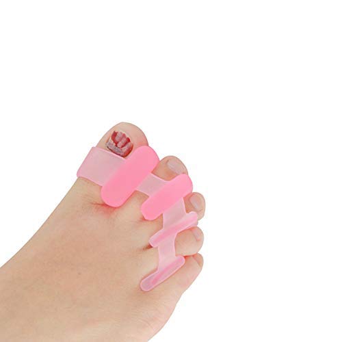 Uteruik Zehenspreizer Hallux Valgus Pro Ballenzehen Korrektur – Original Gel-Zehenspreizer für Herren und Damen, 1 Paar rose von Uteruik