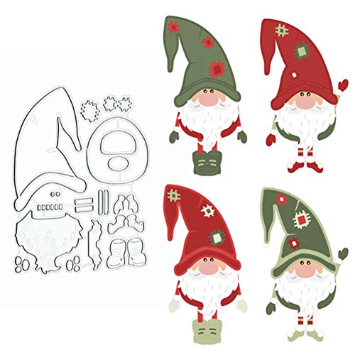Stanzformen für Kartenherstellung, Weihnachtsmann Stanzformen DIY Sammelalbum Papier Karten Foto Basteln Schablone Form von Uticon