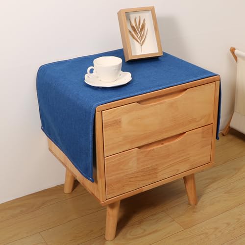 Utobanh Kleine Nachttischdecke, Tischschutz, Heimdekoration, Stofftischdecke, Nachttisch, Tischabdeckung, Deckchen für Möbeldekoration (40,6 x 89,9 cm) von Utobanh