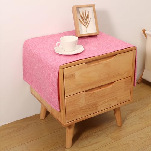 Utobanh Kleine Nachttischdecke, Tischschutz, Heimdekoration, Stofftischdecke, Nachttisch, Tischabdeckung, Deckchen für Möbeldekoration (40,6 x 89,9 cm) von Utobanh