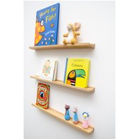 Eiche Schwebendes Regal, Modernes, Massivholz Gewürzregal, Bücherregal, Montessori Kinderzimmer Vitrinenregal Eiche Schwebendes Regal, Modernes, Massivholz Gewürzregal, Bücherregal, Montessori Kinderzimmer Vitrinenregal von Utology