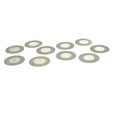 Utoolmart Diamant-Trennscheiben, 50 mm, mit 2 Dornen für Drehwerkzeug, 10 Stück Utoolmart Diamant-Trennscheiben, 50 mm, mit 2 Dornen für Drehwerkzeug, 10 Stück von Utoolmart