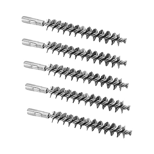 Utoolmart 12mm Durchmesser Gewinde Drahtbürste 172mm Gesamtlänge Reinigung Schornsteinbürsten-Kit 100mm Stahlborsten Arbeitslänge 20mm Arbeitsbreite zum Reinigen von Bohrlöchern 5st Utoolmart 12mm Durchmesser Gewinde Drahtbürste 172mm Gesamtlänge Reinigung Schornsteinbürsten-Kit 100mm Stahlborsten Arbeitslänge 20mm Arbeitsbreite zum Reinigen von Bohrlöchern 5st von Utoolmart