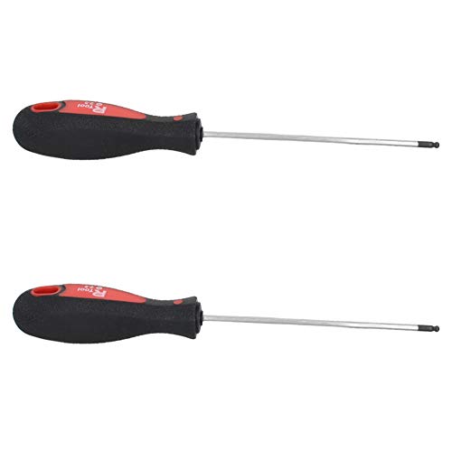 Utoolmart 2,5 mm x 100 mm Kugelkopf-Präzisionsschraubendreher Sechskantschlüssel-Handwerkzeug 2-tlg Utoolmart 2,5 mm x 100 mm Kugelkopf-Präzisionsschraubendreher Sechskantschlüssel-Handwerkzeug 2-tlg von Utoolmart