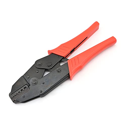 Utoolmart 22,9 cm - 26TW Ratschen-Crimpzange Crimper Tool AWG20–10 für 2 x 0,5–6 mm² Draht isolierte Terminal, 1 Stück von Utoolmart