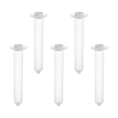 Utoolmart Air Distribution 55 cc/55 ml transparente Klebespritzen Schlauchhülse mit Kolben für Industrie, 5 Stück Utoolmart Air Distribution 55 cc/55 ml transparente Klebespritzen Schlauchhülse mit Kolben für Industrie, 5 Stück von Utoolmart