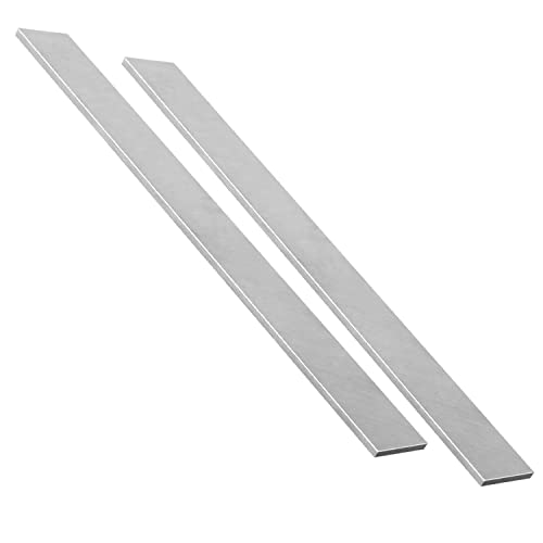 Utoolmart HSS-Drehmaschinen-Werkzeug-Bit, 3 mm x 20 mm x 200 mm, quadratische Drehmaschinen-Rohlinge, Hochgeschwindigkeitsstahl, rechteckiger Fliegenschneider, Mühlenrohling, 2 Stück von Utoolmart