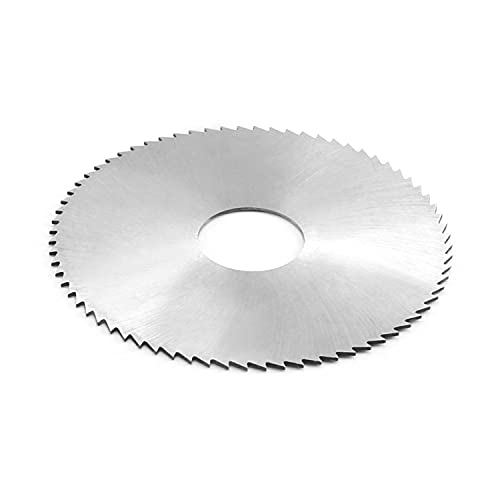 Utoolmart HSS Kreissägeblatt Scheibe 60 mm Durchmesser 72 Zähne 16 mm Dorn Trennscheibe mit 0,6 mm Dicke für Holz, Kunststoff, Metall von Utoolmart