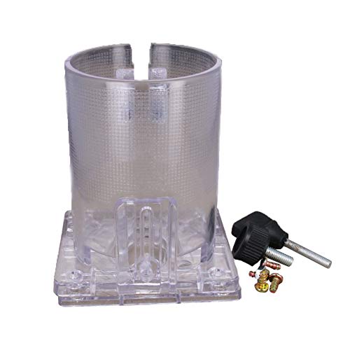 Utoolmart Trimmmaschine Schutzabdeckung, transparente Holzbearbeitung Trimmer Router, transparente Kunststoffbasis Elektrowerkzeug Schutzschild, Zubehörbasis für Makita 3703, 1 Stück Utoolmart Trimmmaschine Schutzabdeckung, transparente Holzbearbeitung Trimmer Router, transparente Kunststoffbasis Elektrowerkzeug Schutzschild, Zubehörbasis für Makita 3703, 1 Stück von Utoolmart
