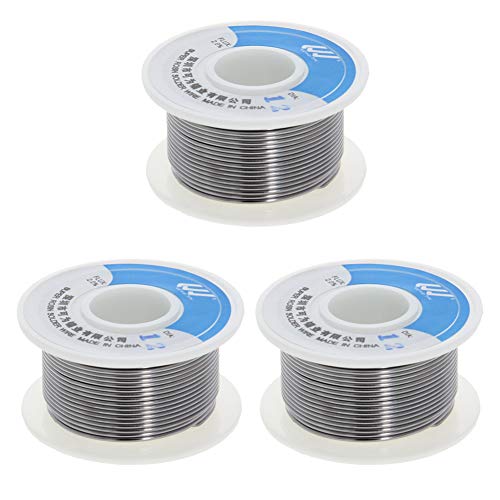 Utoolmart Lötdraht, 1,2 mm Durchmesser, Zinn, Elektroniklöten, 3 Stück von Utoolmart