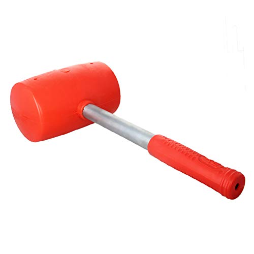 Utoolmart Roter Gummihammer mit Doppelkopf, Mehrzweck-Hammer aus leichtem Metall für Holz, Leder, Schmuck und Handwerk, Heimwerker, Haushaltswerkzeug, 2000 g, 1 Stück Utoolmart Roter Gummihammer mit Doppelkopf, Mehrzweck-Hammer aus leichtem Metall für Holz, Leder, Schmuck und Handwerk, Heimwerker, Haushaltswerkzeug, 2000 g, 1 Stück von Utoolmart
