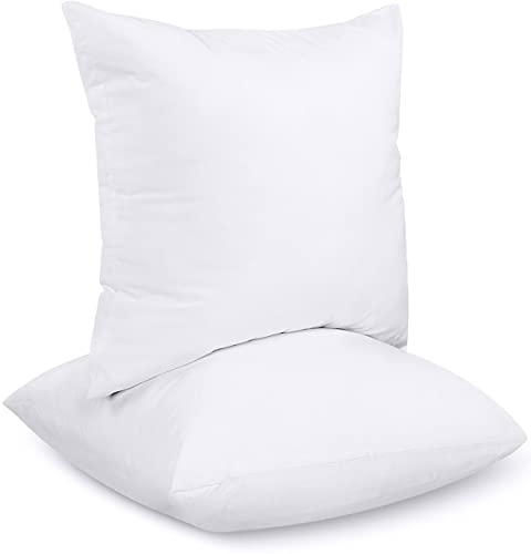 Utopia Bedding 2er Set Kissenfüllung 35 x 35 cm, Innenkissen Füllkissen Kopfkissen Sofakissen (Weiß) von Utopia Bedding