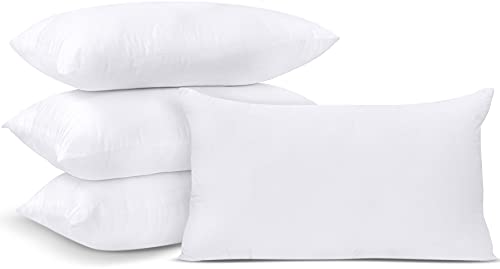 Utopia Bedding 4er Set Kissenfüllung 30 x 50 cm, Innenkissen Füllkissen Kopfkissen Sofakissen (Weiß) von Utopia Bedding