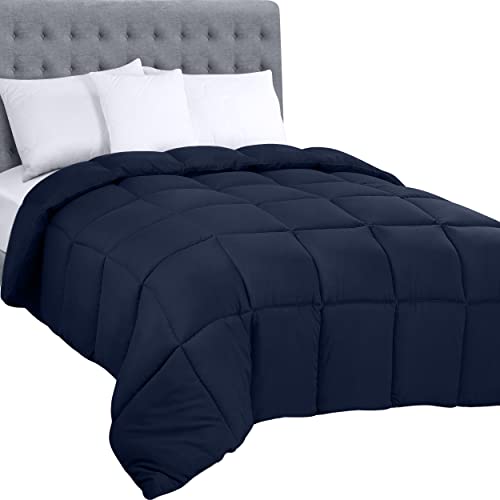 Utopia Bedding All Season 250 GSM Comforter - Soft Down Alternative Comforter - Plush Siliconized Fiberfill Duvet Insert - Box Stitched (Full/Queen, Navy) von Utopia Bedding