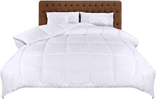 Utopia Bedding Bettdecke 140 x 200 cm, Ganzjahres-Bettdecke, Leichte Bettdecke mit Polyesterfüllung, Mikrofaser Schlafdecke (Weiß) von Utopia Bedding