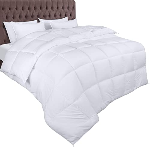 Utopia Bedding Bettdecke 200 x 220 cm - Zudecke 1950g Füllung - Ganzjahresdecke - Gesteppte Steppdecke - atmungsaktive Decke - Super Weiche Kuschelige (Weiß) von Utopia Bedding