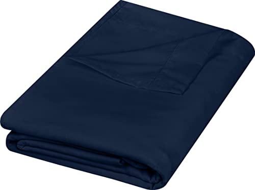 Utopia Bedding Bettlaken, weich gebürstetes Mikrofasergewebe, kein Einlaufen, farbecht, pflegeleicht, nur 1 Bettlaken, Kingsize, Marineblau von Utopia Bedding