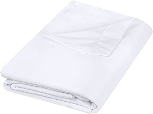 Utopia Bedding Bettlaken (Queensize, Weiß), gebürstete samtige Mikrofaser, atmungsaktiv, extra weich und bequem, knitterfrei, verblasst Nicht, Flecken- und Abriebfest, Hotelqualität, extrem langlebig von Utopia Bedding