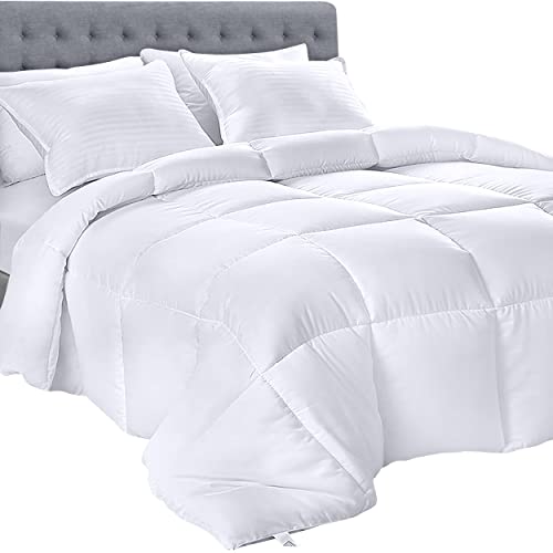 Utopia Bedding Down Alternative Comforter (California King, White) - All Season Comforter - Plush Siliconized Fiberfill Duvet Insert - Box Stitched von Utopia Bedding