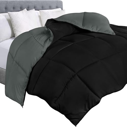 Utopia Bedding Down Alternative Reversibel Tröster All Season Duvet Twin Schwarz/Grau von Utopia Bedding