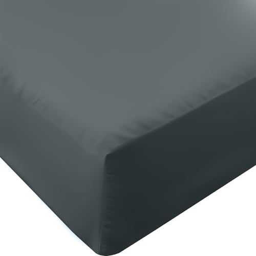 Utopia Bedding Fitted Sheet - Pack of 2 Bottom Sheets - Soft Brushed Microfiber - Deep Pockets, Shrinkage & Fade Resistant - Easy Care (Queen, Grey) von Utopia Bedding