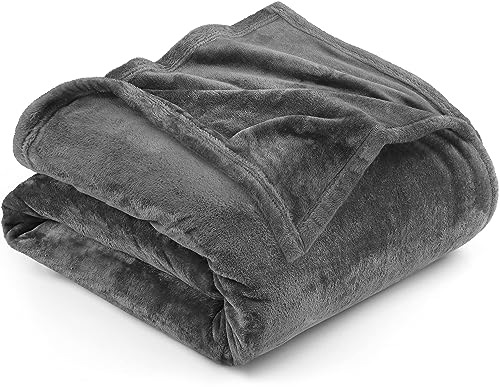 Utopia Bedding Flanell-Fleece-Luxus-Bettdecke. (Grau, Queen) von Utopia Bedding