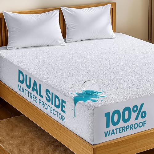 Utopia Bedding Matratzenschoner Wasserdicht, Viskose, Öko-Tex Zertifiziert, Spannbetttuch, Matratzenbezug, Atmungsaktiv, Rundum elastisch von Utopia Bedding