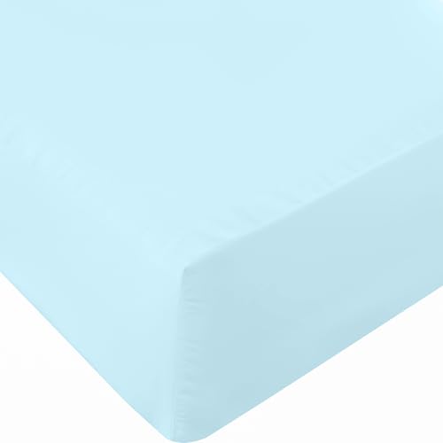 Utopia Bedding Queensize-Spannbetttuch, Tiefe Taschen, weiche Mikrofaser, schrumpft und lichtbeständig, pflegeleicht, nur 1 Spannbetttuch, Eisblau Utopia Bedding Queensize-Spannbetttuch, Tiefe Taschen, weiche Mikrofaser, schrumpft und lichtbeständig, pflegeleicht, nur 1 Spannbetttuch, Eisblau von Utopia Bedding