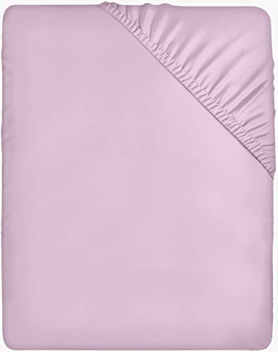 Utopia Bedding - Spannbettlaken 135x190cm - Lavendel - Gebürstete Polyester-Mikrofaser Spannbetttuch - 35 cm Tiefe Tasche von Utopia Bedding