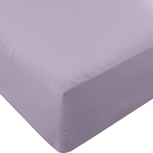 Utopia Bedding Spannbettlaken für King-Size-Bett, Tiefe Taschen, weiche Mikrofaser, schrumpft und lichtbeständig, pflegeleicht, nur 1 Spannbetttuch (Lavendel) von Utopia Bedding