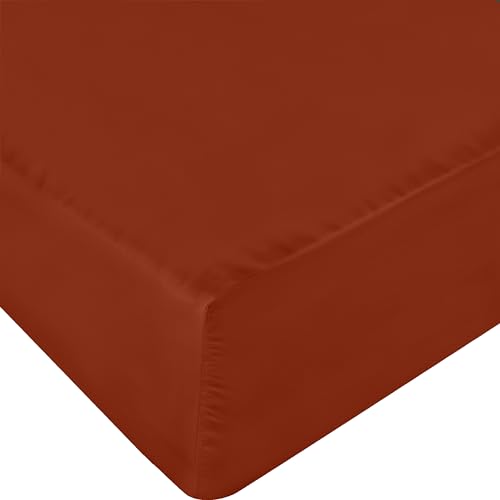 Utopia Bedding Spannbettlaken für King-Size-Bett, Tiefe Taschen, weiche Mikrofaser, schrumpft und lichtbeständig, pflegeleicht, nur 1 Spannbetttuch, Orange Utopia Bedding Spannbettlaken für King-Size-Bett, Tiefe Taschen, weiche Mikrofaser, schrumpft und lichtbeständig, pflegeleicht, nur 1 Spannbetttuch, Orange von Utopia Bedding