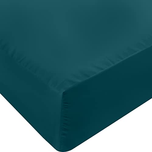 Utopia Bedding Spannbettlaken für Kingsize-Bett, Spannbetttuch, tiefe Tasche, weiche Mikrofaser, schrumpft und verblasst nicht, pflegeleicht, nur Spannbetttuch (blaugrün) von Utopia Bedding