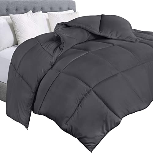 Utopia Bedding Steppdeckeneinlage – Steppdecke mit Ecklaschen – Gesteppte Alternative Steppdecke (Kingsize, Grau) von Utopia Bedding