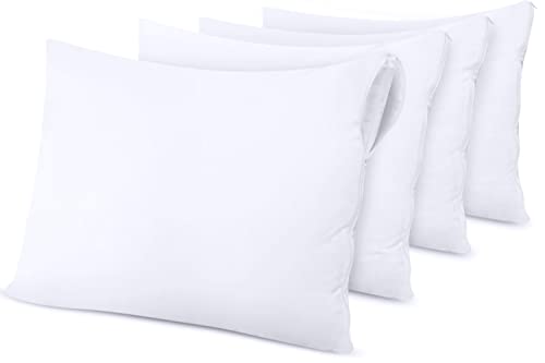 Utopia Bedding Wasserdichter Kissenbezug 50x70 cm (4er Set) mit Reißverschluss, Kissenschoner, Oeko-TEX Zertifiziert Kissenhülle von Utopia Bedding