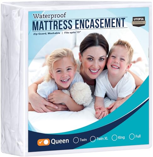 Utopia Bedding Zippered Mattress Encasement - Waterproof Mattress Protector (Queen) von Utopia Bedding