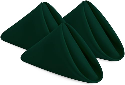 Utopia Home Hunter Green Stoffservietten (12 Stück, 45,7 x 45,7 cm), ideale Dinner-Servietten für Party, Hochzeit und Mittagessen/Abendessen von Utopia Home