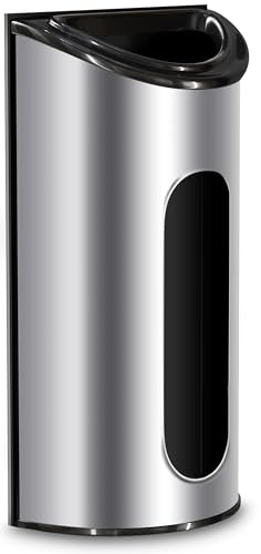 Utopia Kitchen Einkaufstütenhalter, Saver und Spender, Wall-Secure, Edelstahl, breite Öffnung für einfachen Zugang von Utopia Kitchen
