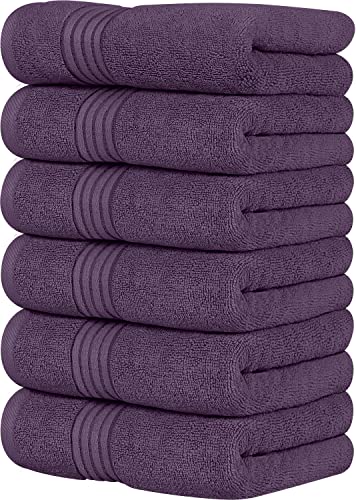 Utopia Towels Premium Handtücher, 100% gekämmte, ringgesponnene Baumwolle, ultraweich und sehr saugfähig, 700 g/m², extradicke Handtücher, 40,6 x 71,1 cm, Hotel- und Spa-Qualität, 6 Stück von Utopia Towels