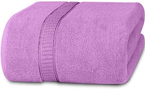 Utopia Towels,Luxuriöses Jumbo-Badetuch, 1 Stück, 600 g/m², 100% ringgesponnene Baumwolle, extra große Badetücher – weiches Hotel-Qualitätshandtuch (89x178 cm, Lavendel) von Utopia Towels
