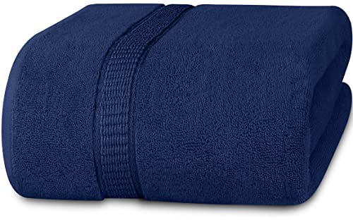 Utopia Towels - Badetuch groß aus Baumwolle 600 g/m², Einzelverpackung - Duschtuch, 90 x 180 cm (Marineblau, 1) von Utopia Towels